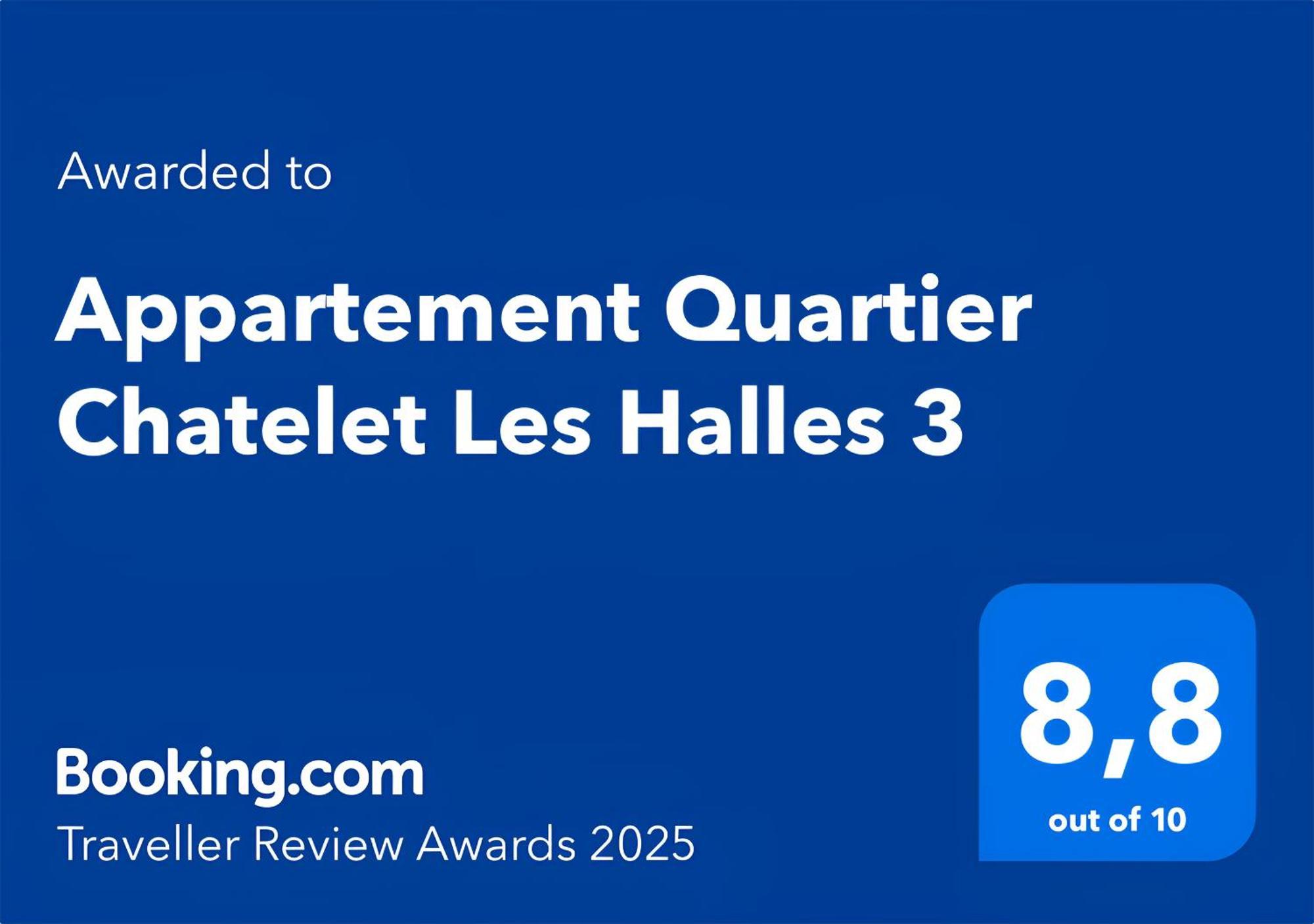 Appartement Quartier Chatelet Les Halles 3 Free Netflix Paris Dış mekan fotoğraf